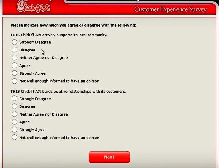Chick-Fil-A Questions